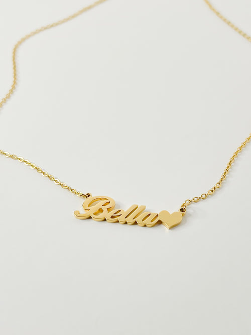Personalized Classic Heart Name Necklace