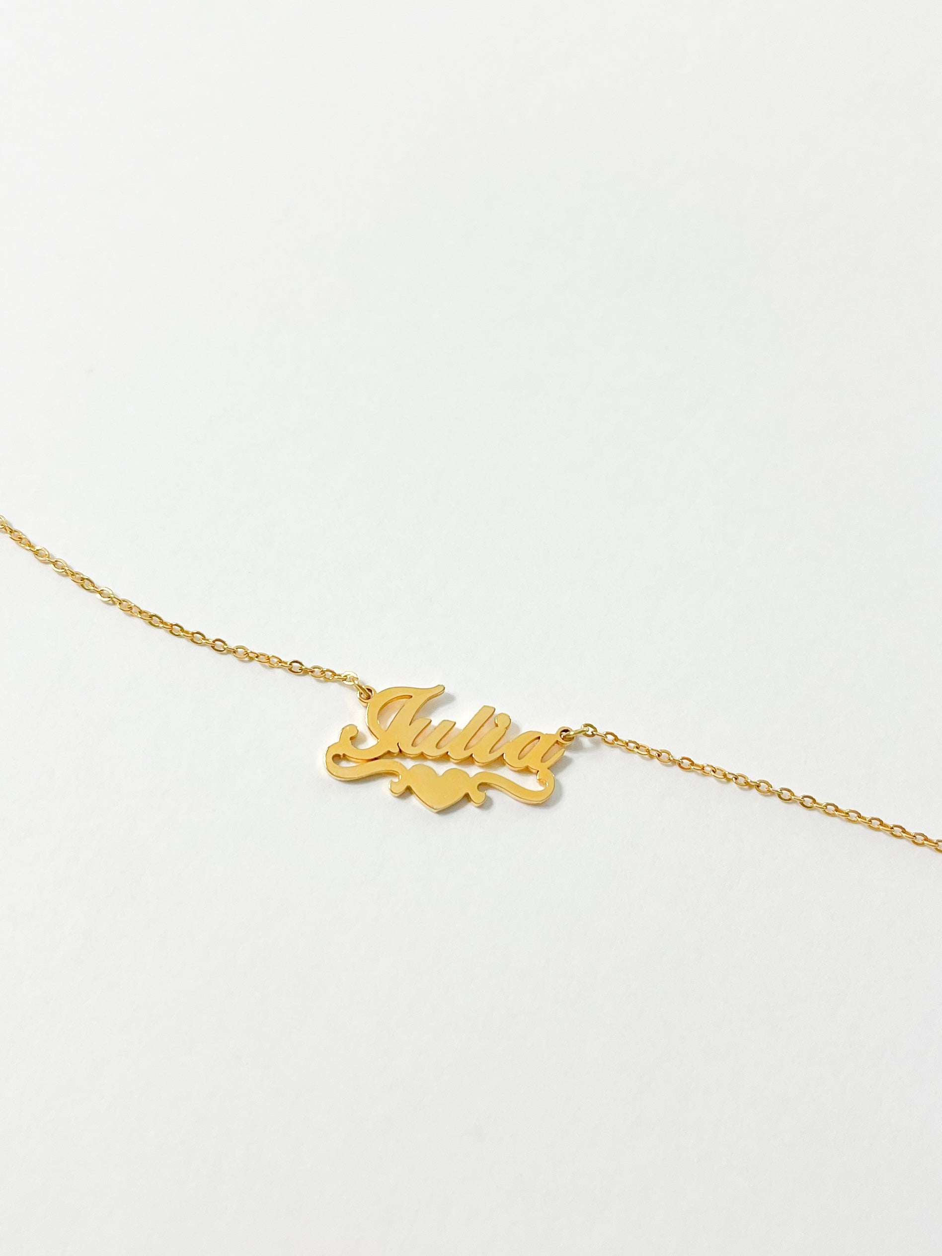 Personalized Heart Name Necklace