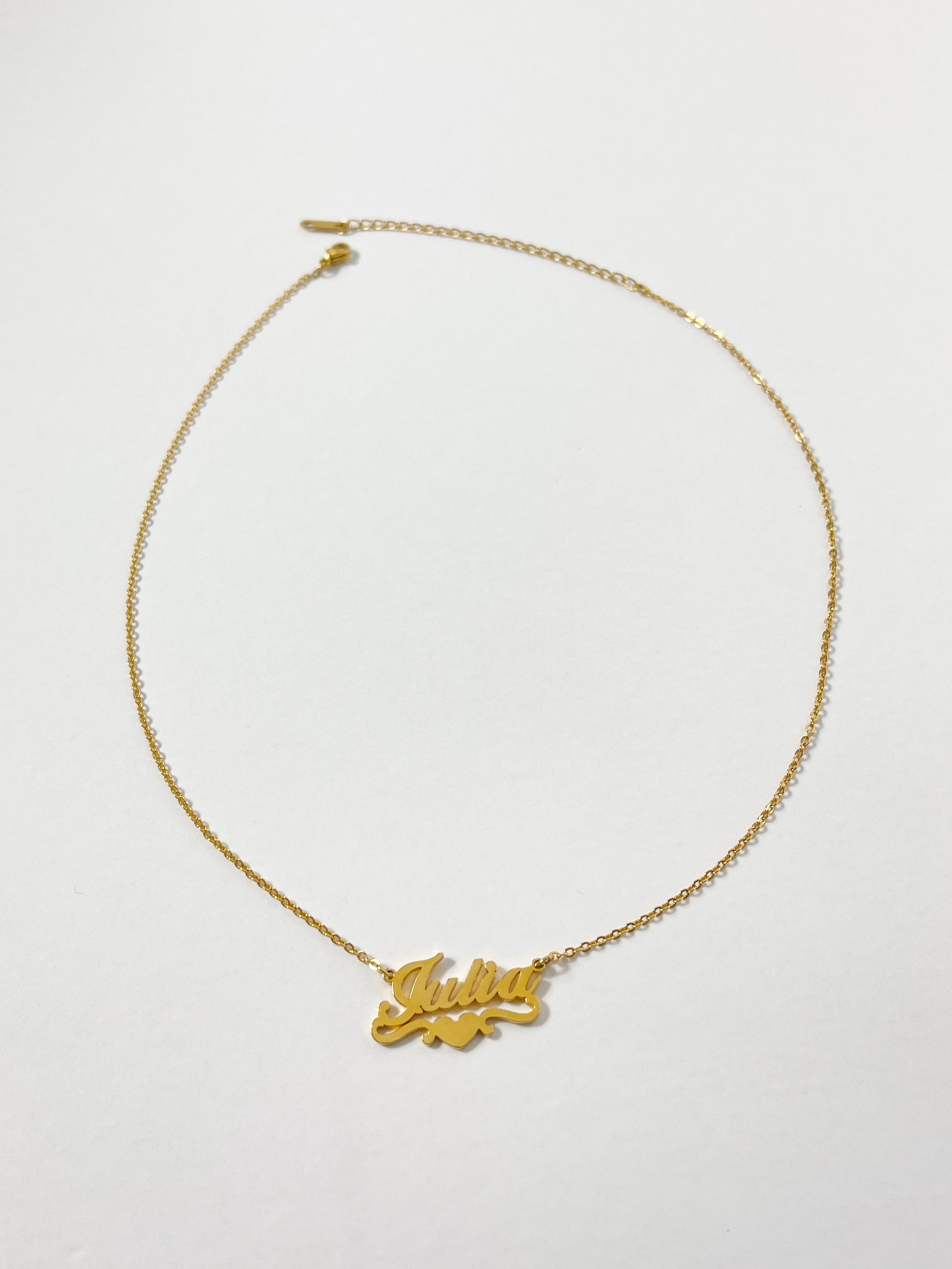 Personalized Heart Name Necklace