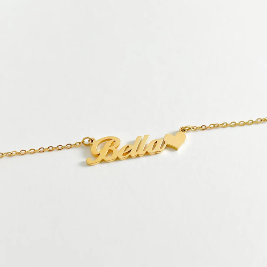 Heart Name Necklace