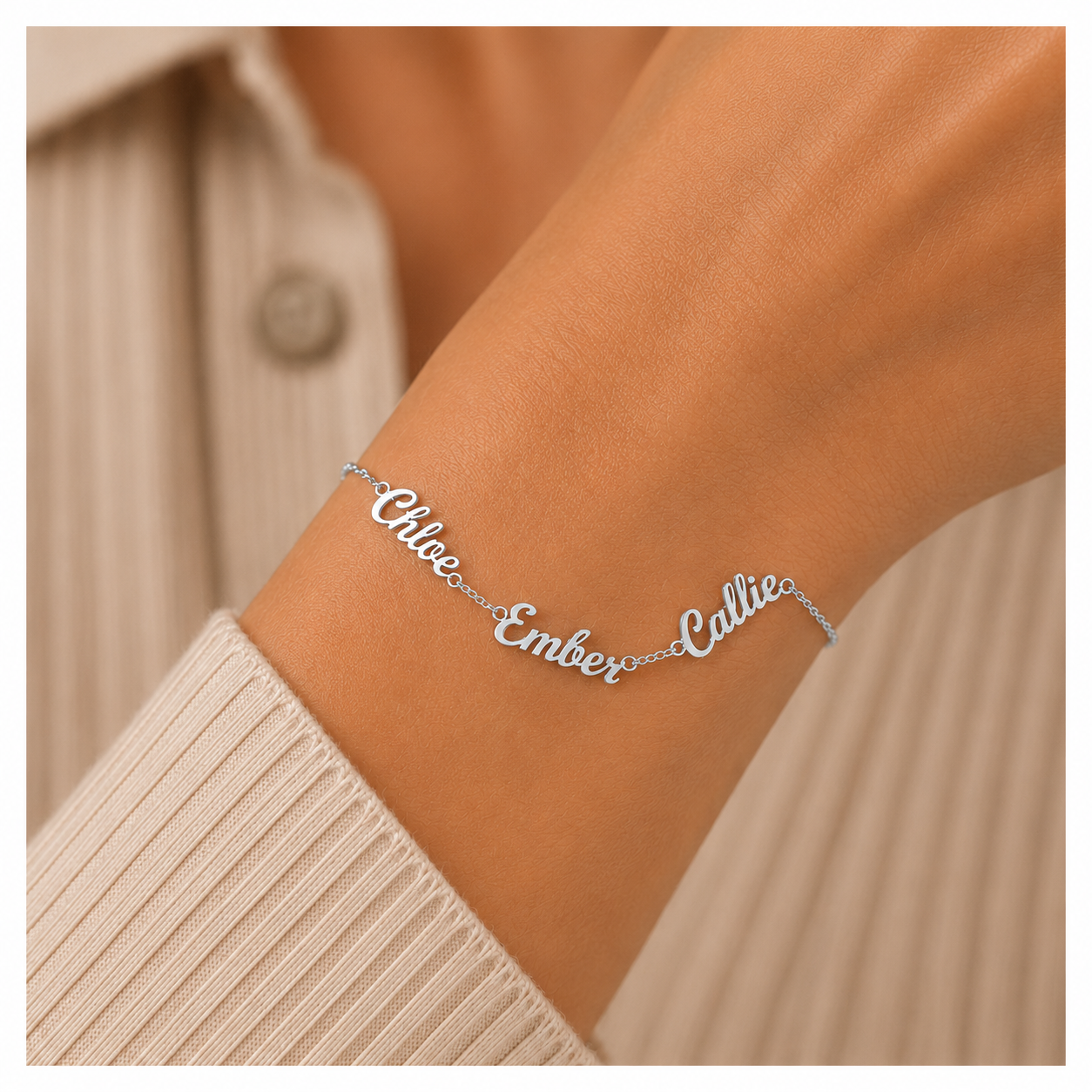 Matching Forever Names Bracelet